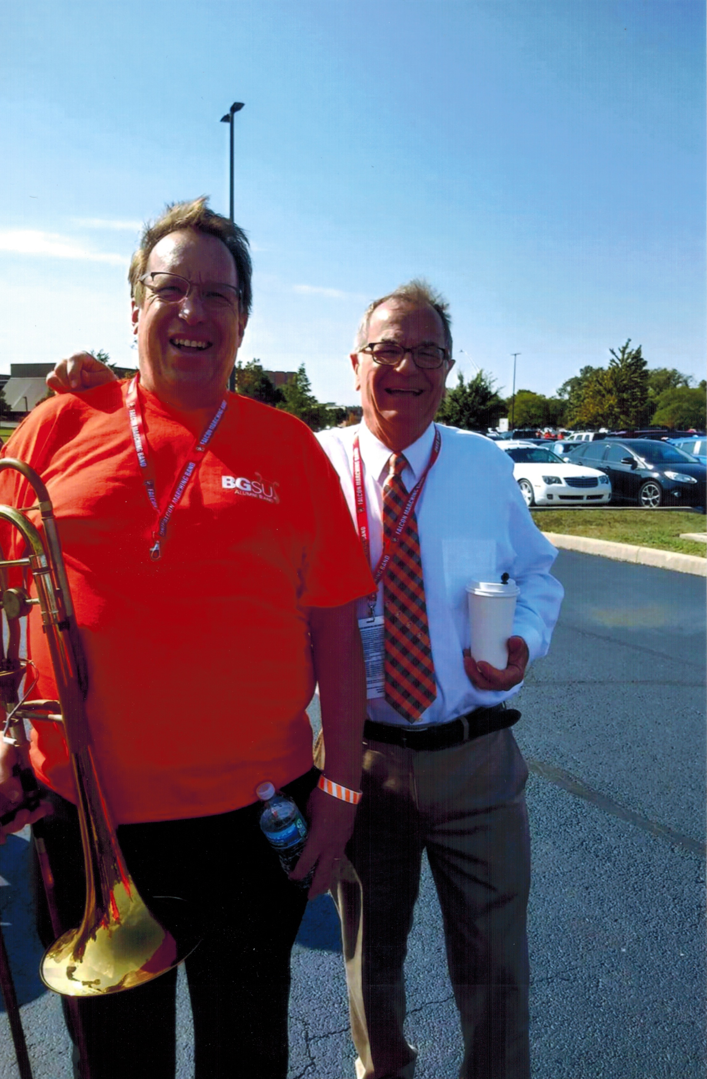  With Dr. Paul Bauer. (photo: Dawn Borg) 