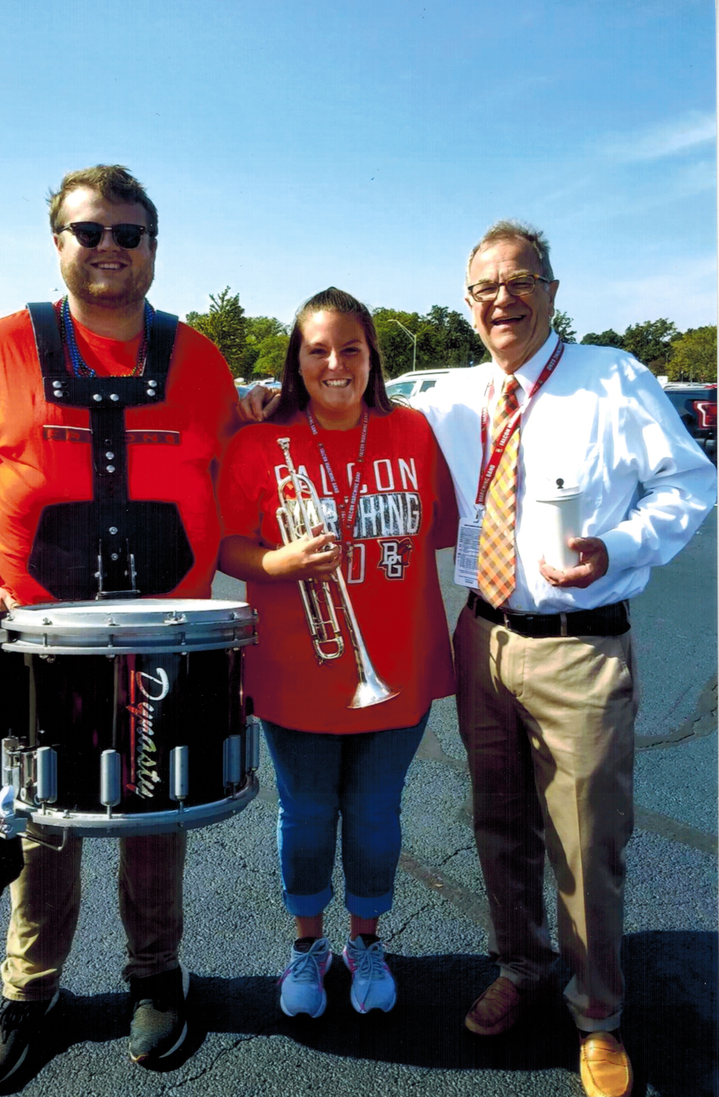  With Rachel and Brock Petrie. (photo: Dawn Borg) 