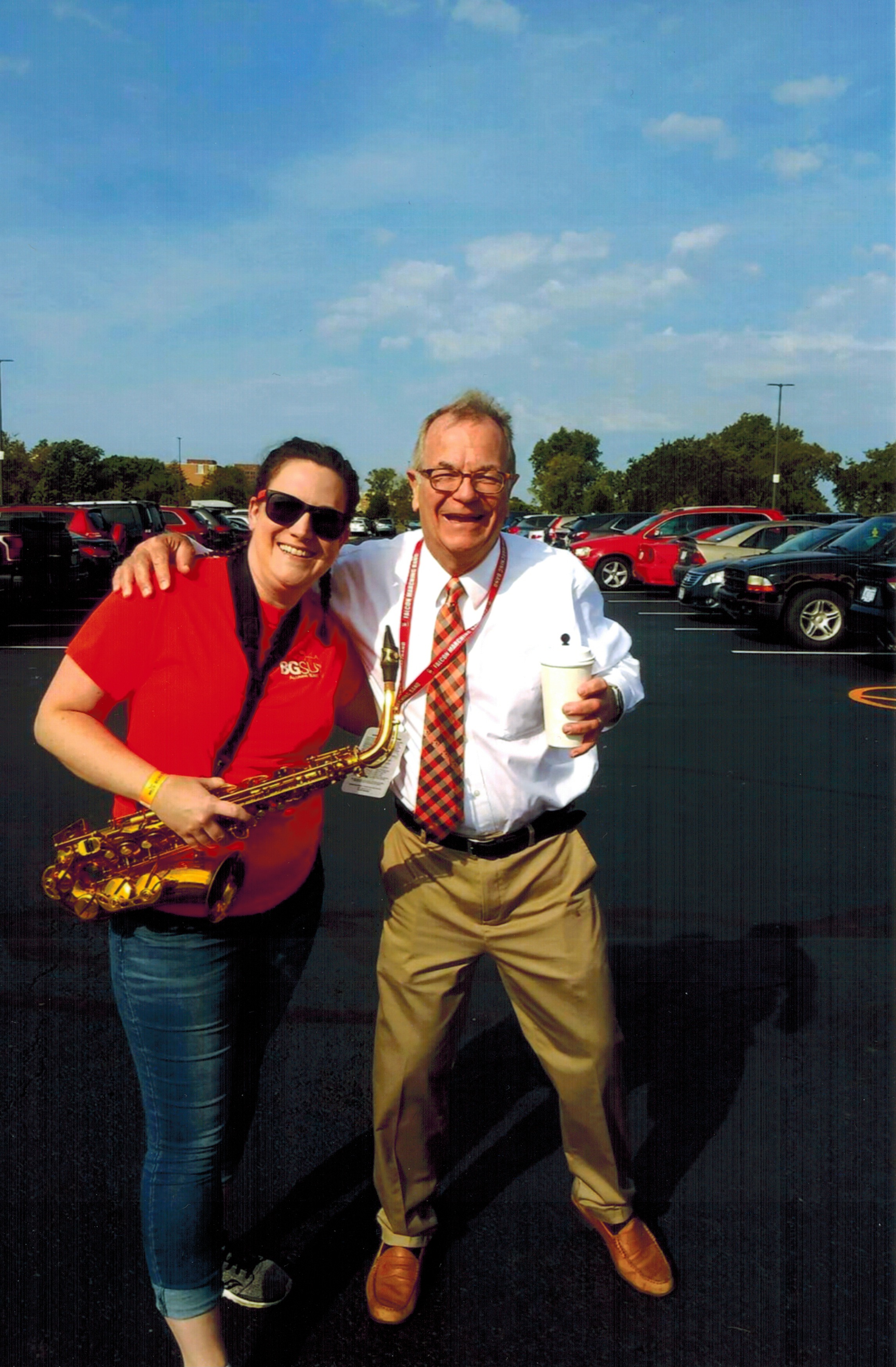  With Lexie Beamer. (photo: Dawn Borg) 