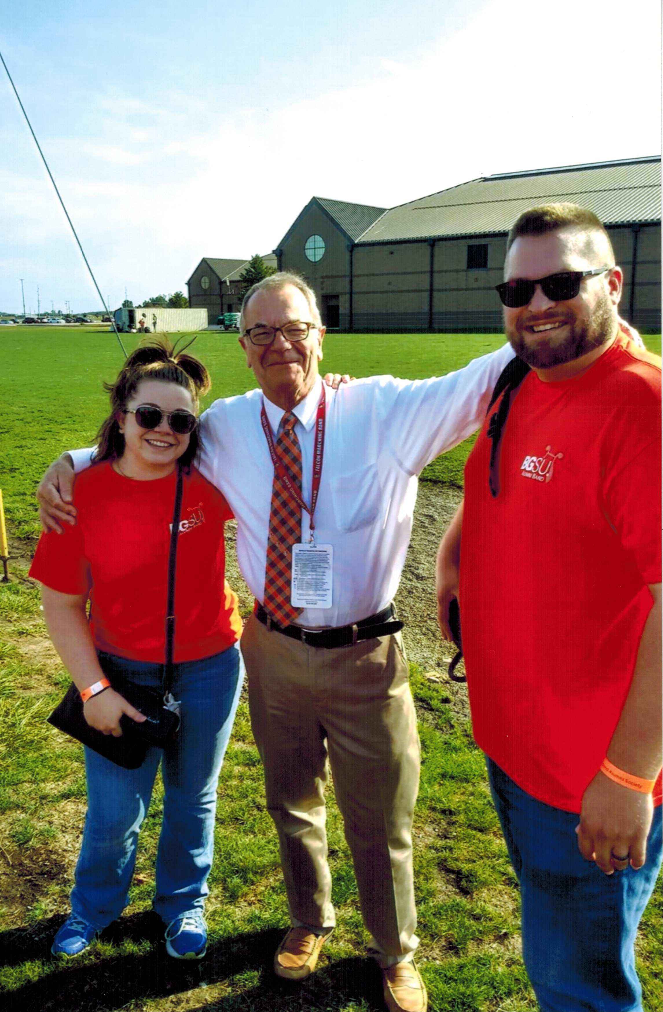  With Dr. Lance Witty and his wife Samantha. (photo: Dawn Borg) 