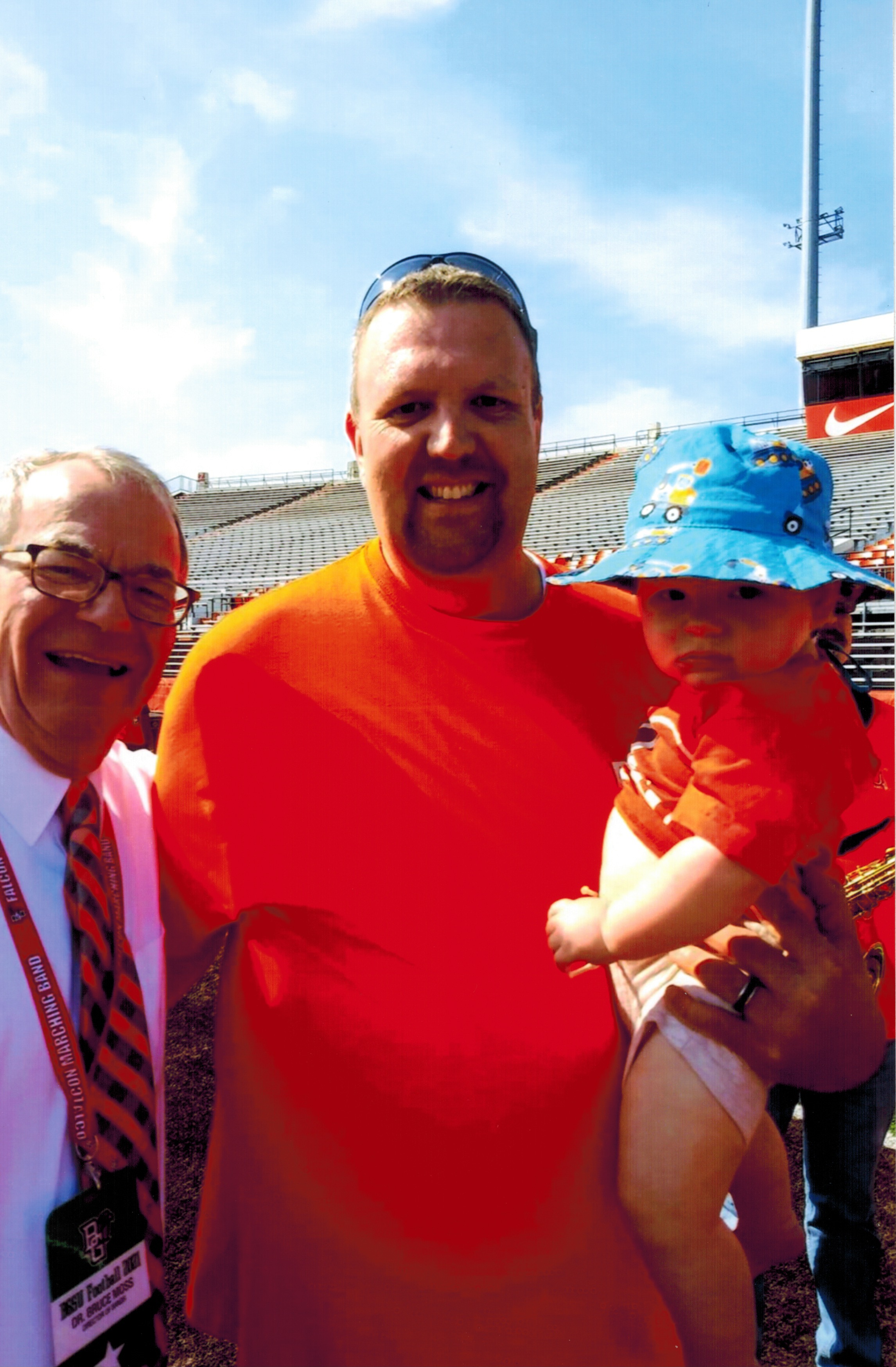  With Mike Metzger and baby Metzger! (photo: Dawn Borg) 