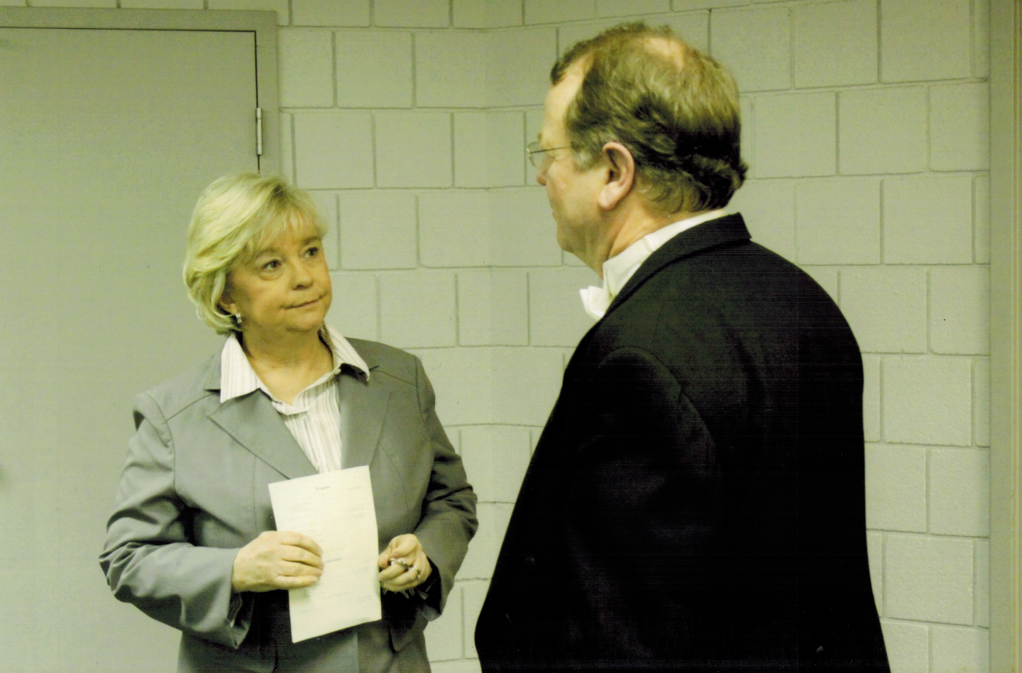  Dr. Moss with Dr. Carol Hayward post concert. 