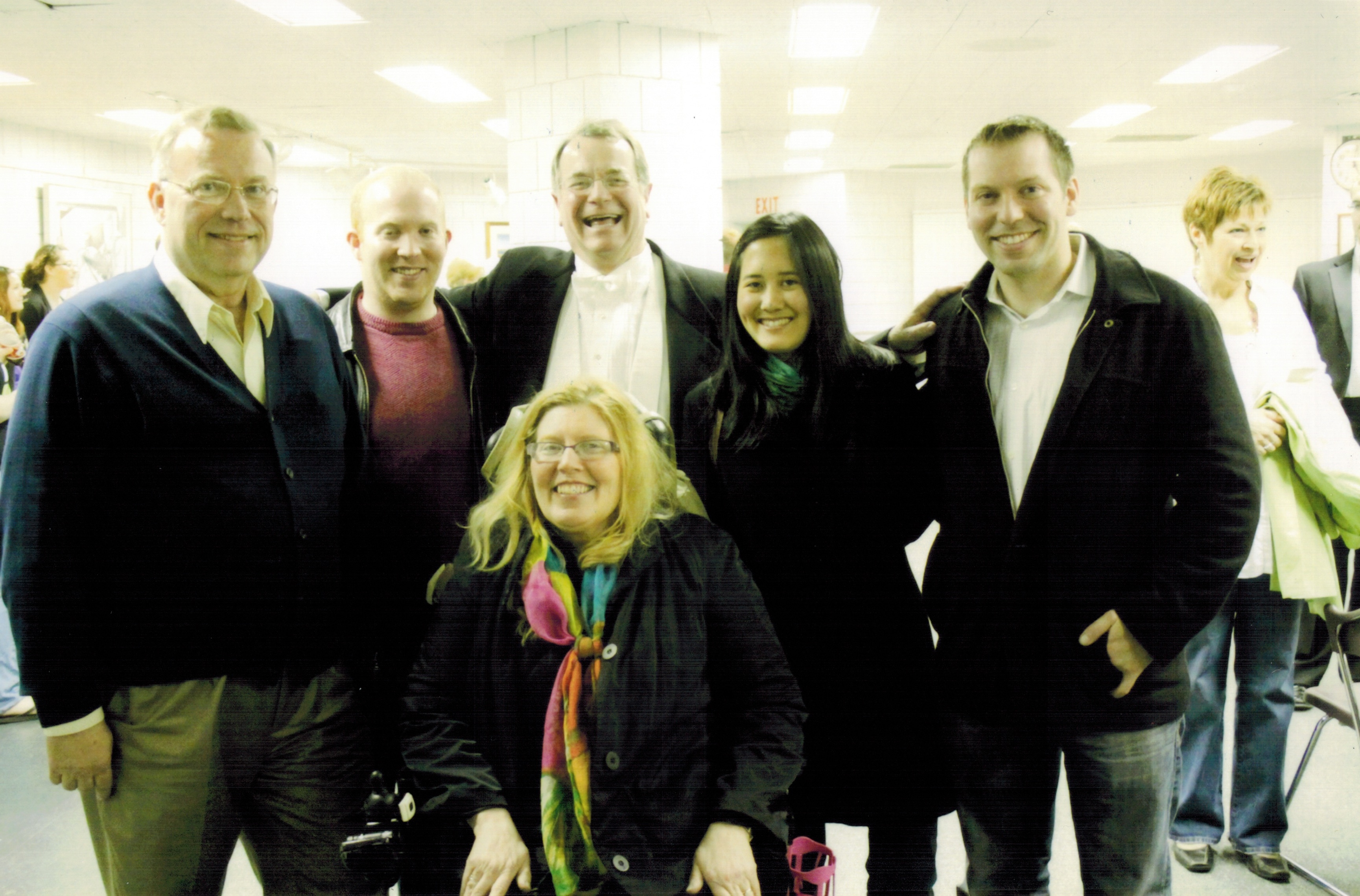  With Dean Richard Kennell and family 