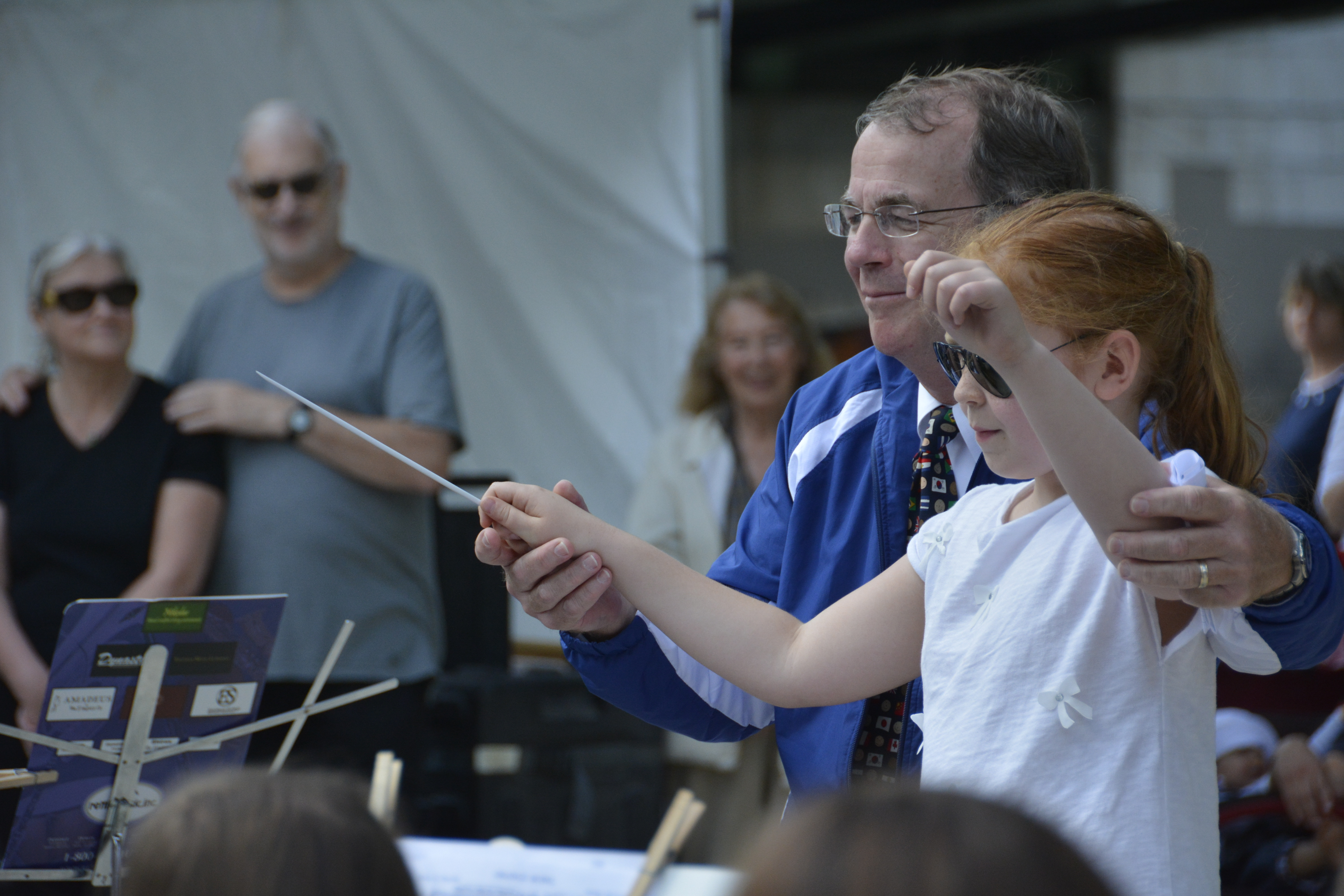  First conducting lesson. (photo: Bill Hayward) 