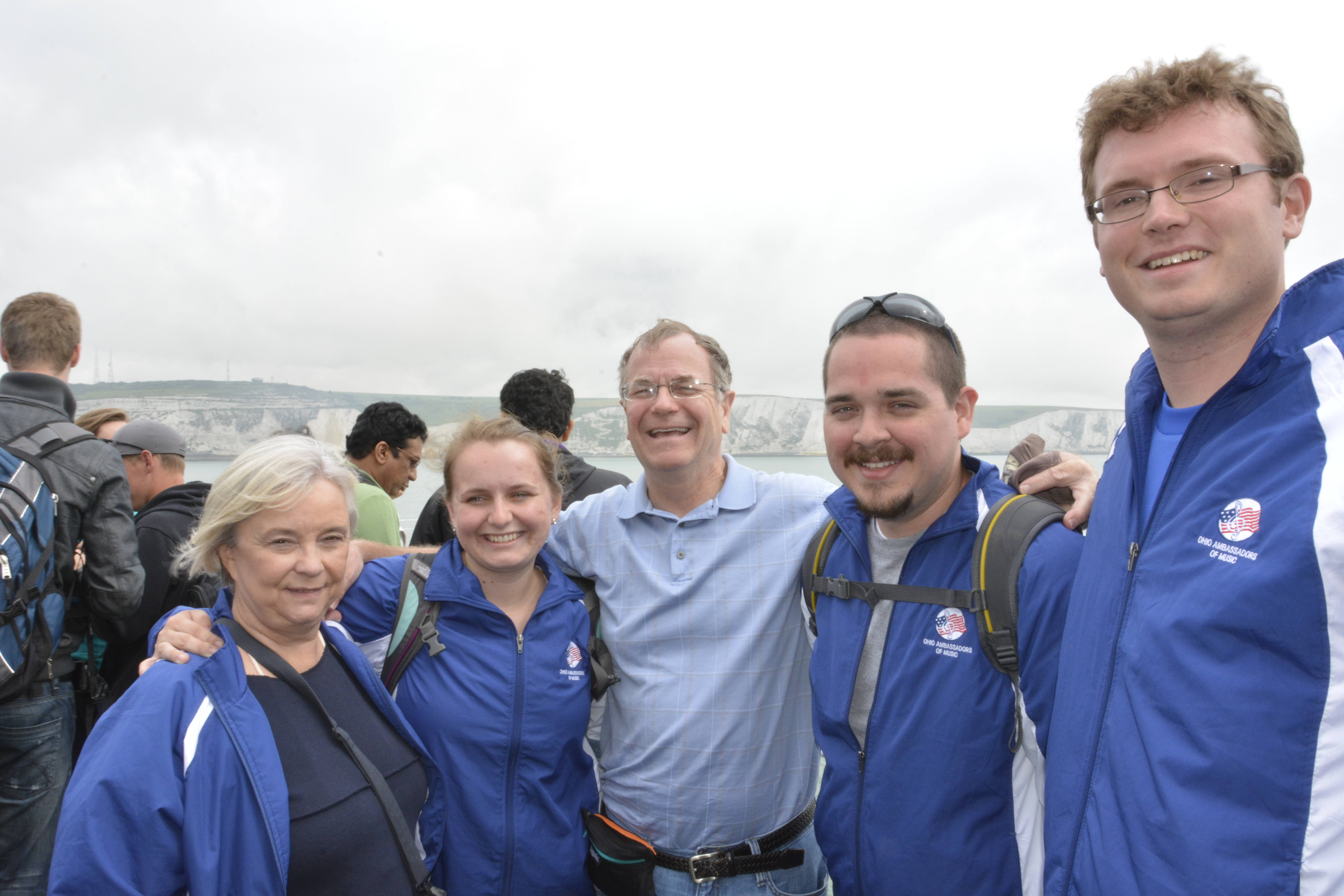  Carol Hayward, Jen Kustec, Dr. Moss, Joel Trisel, and John Gruber (2013) (photo: Bill Hayward) 