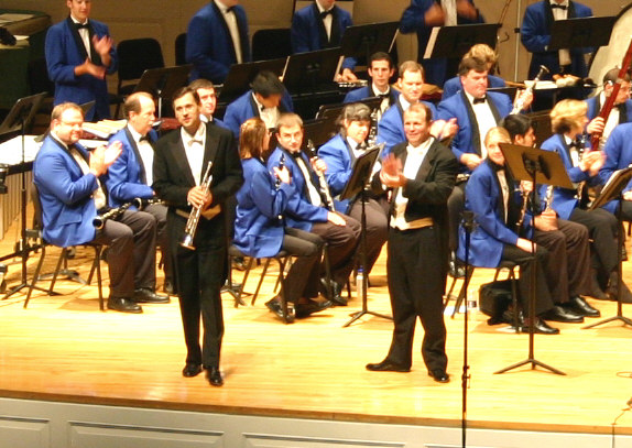  On stage with John Hagstrom, Edman Chapel, Wheaton, IL 