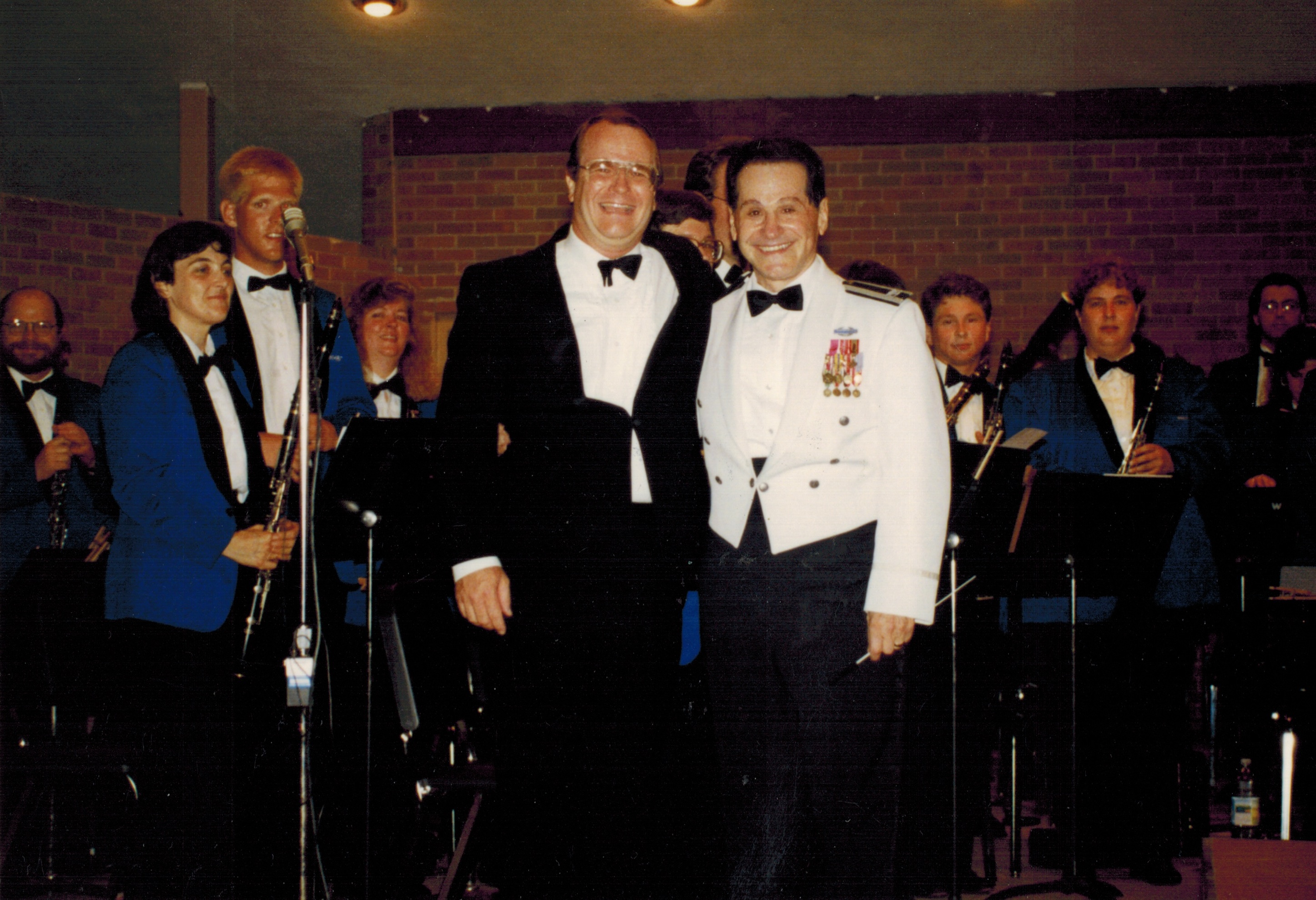  Bruce Moss with Col. Arnald Gabriel, Memorial Park, Wheaton, IL 