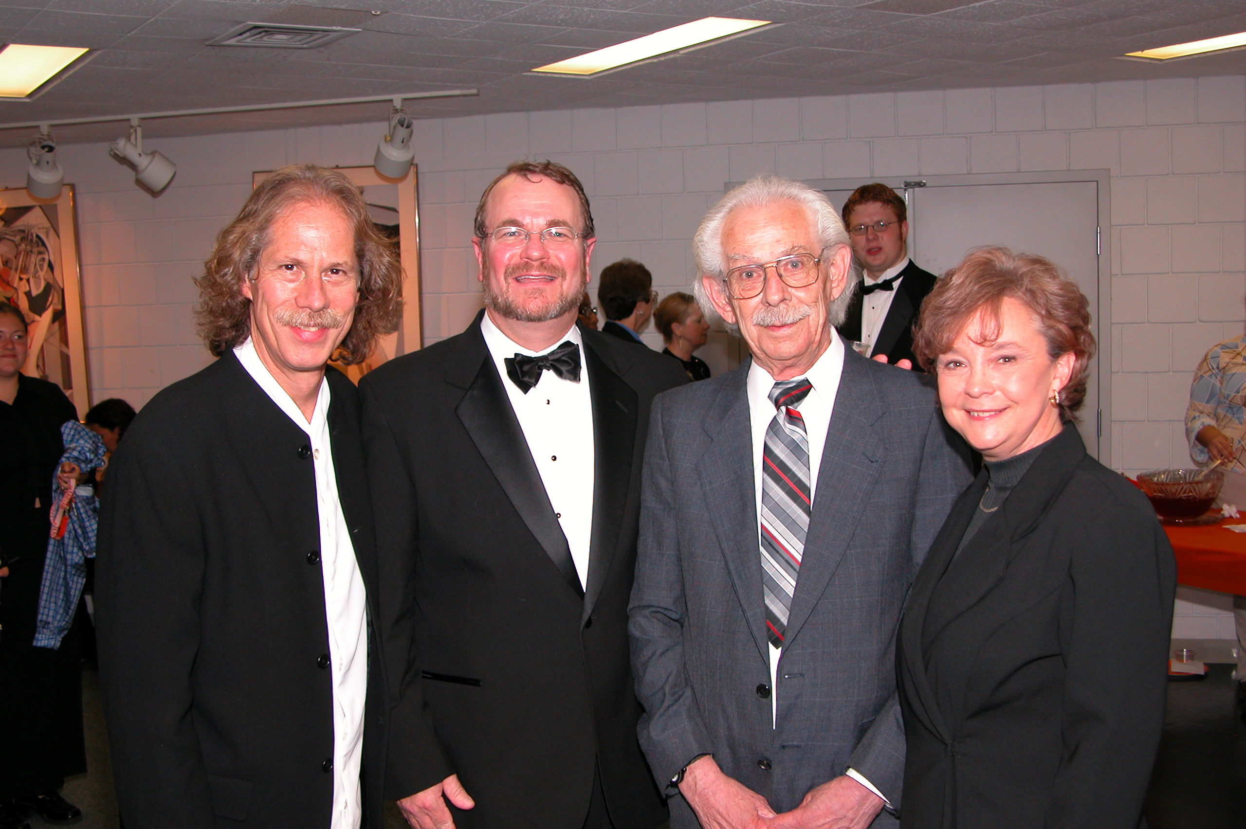  Lou Marini Jr., Dr. Moss, Lou Marini Sr., and Dr. Carol Hayward 