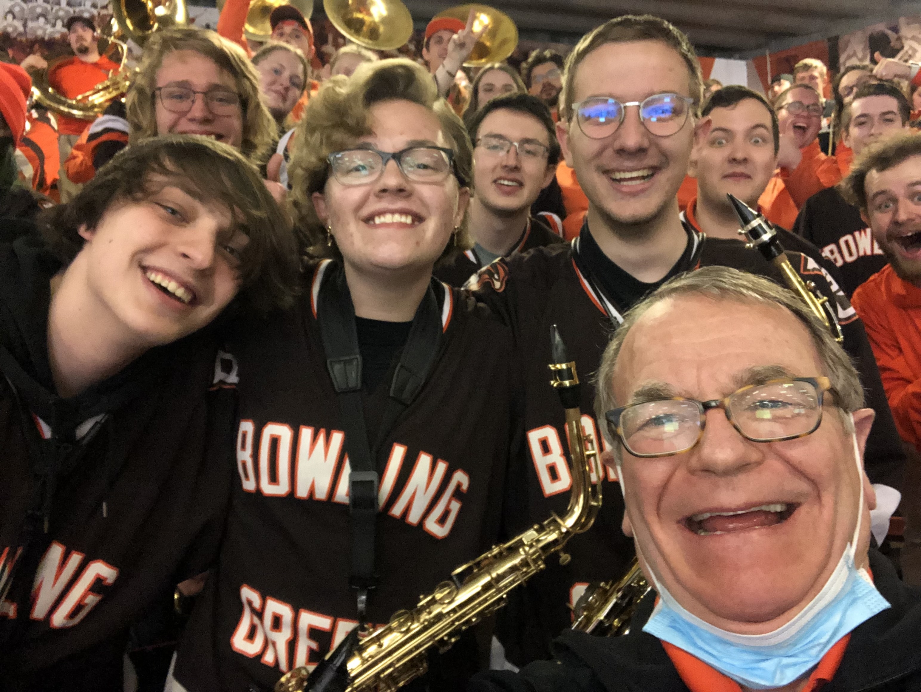  Alumni Band at BGSU Hockey (Feb. 2023) 